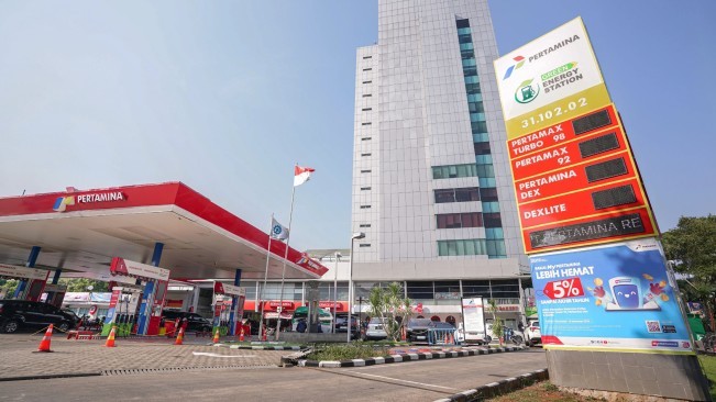 Ilustrasi SPBU Pertamina. [Pertaminapatraniaga.com]